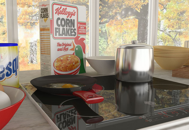 images de synthèse cuisine